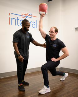 Physiotherapy in Edmonton - Basit, a physiotherapist working with Jared, a Kinesiologist at Integral Physiotherapy